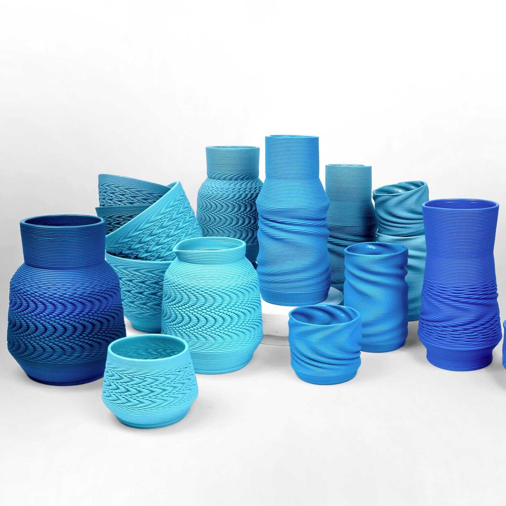 BABETTE WIEZOREK Vasen Tassen Keramik 3D Druck